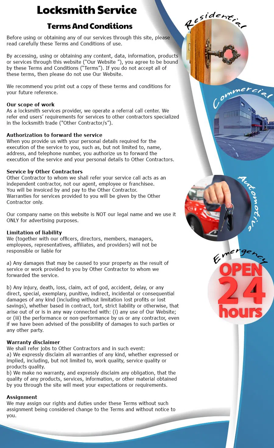 Albuquerque Lock And Safe Albuquerque, NM 505-634-5091 - terms-ls